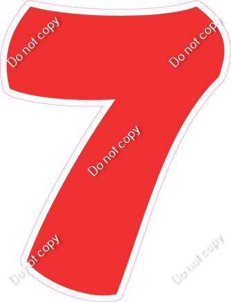 BBT 18" Individuals - Flat Red 7