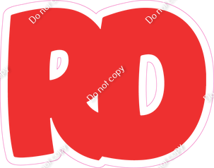 BBT 18" Individuals - Flat Red RD