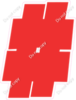 BBT 18" Individuals - Flat Red #