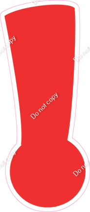 BBT 18" Individuals - Flat Red !