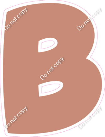 BBT 18" Individuals - Flat Rose Gold B