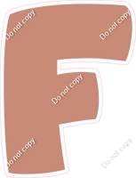 BBT 18" Individuals - Flat Rose Gold F