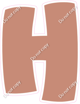 BBT 18" Individuals - Flat Rose Gold H