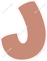 BBT 18" Individuals - Flat Rose Gold J