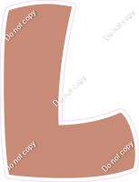 BBT 18" Individuals - Flat Rose Gold L