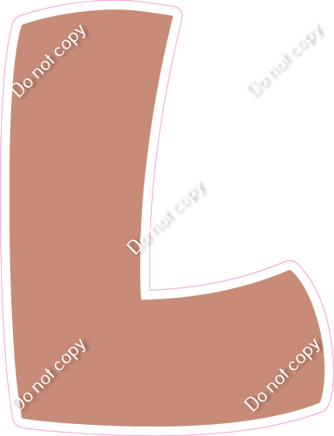 BBT 18" Individuals - Flat Rose Gold L