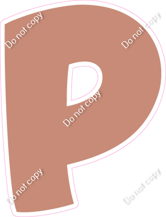 BBT 18" Individuals - Flat Rose Gold P