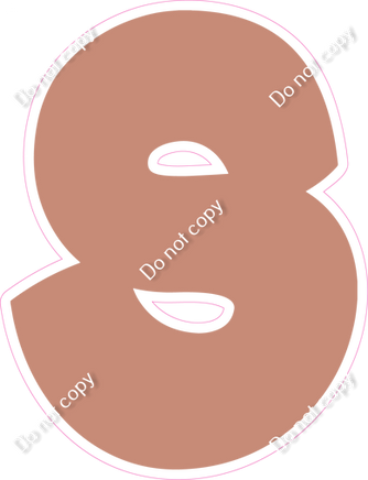 BBT 18" Individuals - Flat Rose Gold S