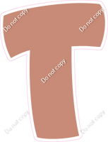 BBT 18" Individuals - Flat Rose Gold T