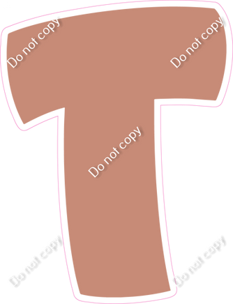 BBT 18" Individuals - Flat Rose Gold T