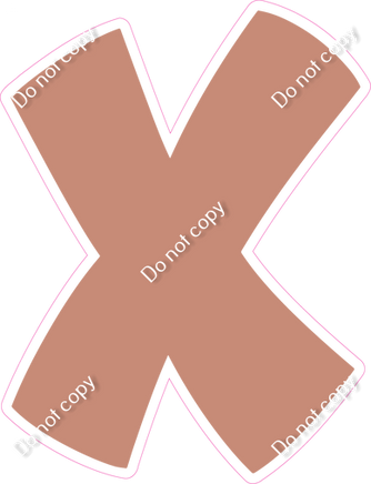 BBT 18" Individuals - Flat Rose Gold X