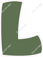 BBT 18" Individuals - Flat Sage L