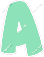 BBT 18" Individuals - Flat Sea Foam A