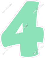 BBT 18" Individuals - Flat Sea Foam 4