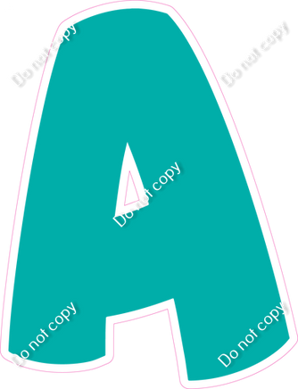 BBT 18" Individuals - Flat Teal A