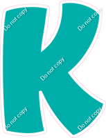 BBT 18" Individuals - Flat Teal K