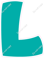 BBT 18" Individuals - Flat Teal L