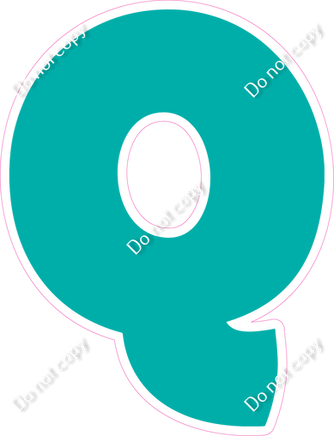 BBT 18" Individuals - Flat Teal Q