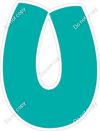 BBT 18" Individuals - Flat Teal U