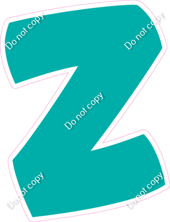 BBT 18" Individuals - Flat Teal Z