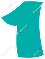 BBT 18" Individuals - Flat Teal 1