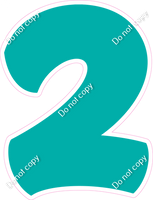 BBT 18" Individuals - Flat Teal 2