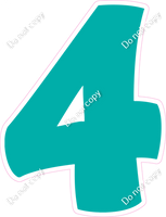 BBT 18" Individuals - Flat Teal 4