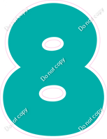 BBT 18" Individuals - Flat Teal 8