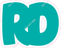 BBT 18" Individuals - Flat Teal RD