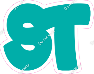 BBT 18" Individuals - Flat Teal ST