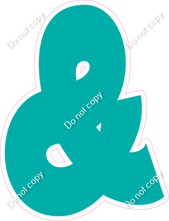 BBT 18" Individuals - Flat Teal &