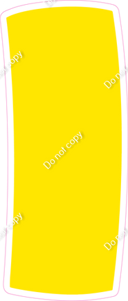 BBT 18" Individuals - Flat Yellow I