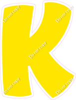 BBT 18" Individuals - Flat Yellow K