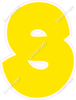 BBT 18" Individuals - Flat Yellow S