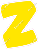 BBT 18" Individuals - Flat Yellow Z