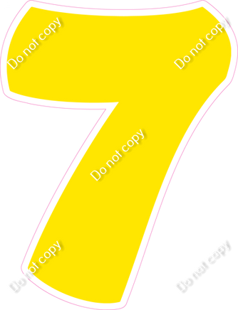 BBT 18" Individuals - Flat Yellow 7