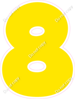 BBT 18" Individuals - Flat Yellow 8