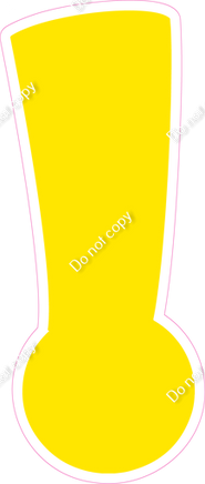 BBT 18" Individuals - Flat Yellow !