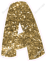 BBT 18" Individuals - Gold Sparkle A