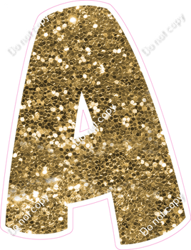 BBT 18" Individuals - Gold Sparkle A