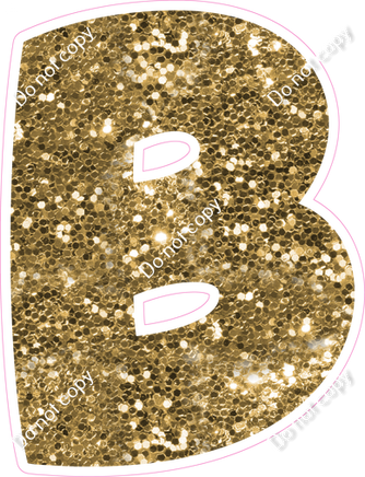 BBT 18" Individuals - Gold Sparkle B