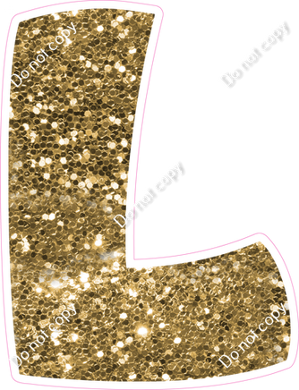 BBT 18" Individuals - Gold Sparkle L