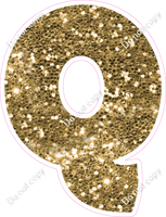 BBT 18" Individuals - Gold Sparkle Q