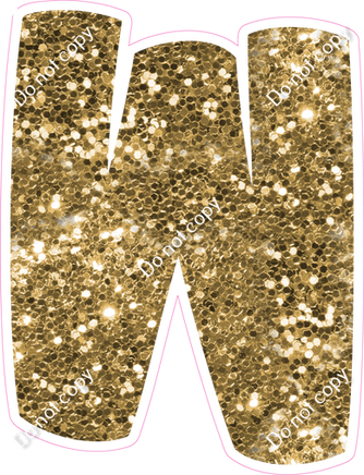 BBT 18" Individuals - Gold Sparkle W