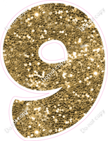 BBT 18" Individuals - Gold Sparkle 9