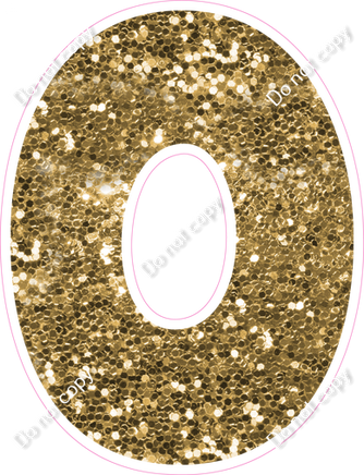 BBT 18" Individuals - Gold Sparkle