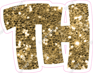 BBT 18" Individuals - Gold Sparkle TH