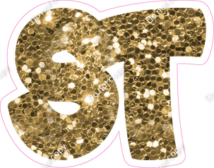 BBT 18" Individuals - Gold Sparkle ST