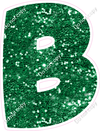 BBT 18" Individuals - Green Sparkle B