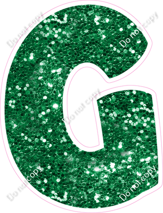 BBT 18" Individuals - Green Sparkle G